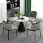 Metal Traditional Luxury Round Indoor Table Sintered Stone Table for Kitchen Clearhalo ' dining_table' 'Dining Tables & Seating' 'Dining Tables' 'furn' 'furn_dining_table' 'Furniture' 'furniture_dining_table' 'Kitchen & Dining Furniture' 'kitchen&dining_furn' 'kitchen' 'kitchen_dining_table' 3875901