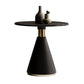 Metal Traditional Luxury Round Indoor Table Sintered Stone Table for Kitchen Clearhalo ' dining_table' 'Dining Tables & Seating' 'Dining Tables' 'furn' 'furn_dining_table' 'Furniture' 'furniture_dining_table' 'Kitchen & Dining Furniture' 'kitchen&dining_furn' 'kitchen' 'kitchen_dining_table' 3875907