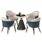 Metal Traditional Luxury Round Indoor Table Sintered Stone Table for Kitchen Clearhalo ' dining_table' 'Dining Tables & Seating' 'Dining Tables' 'furn' 'furn_dining_table' 'Furniture' 'furniture_dining_table' 'Kitchen & Dining Furniture' 'kitchen&dining_furn' 'kitchen' 'kitchen_dining_table' 3875908