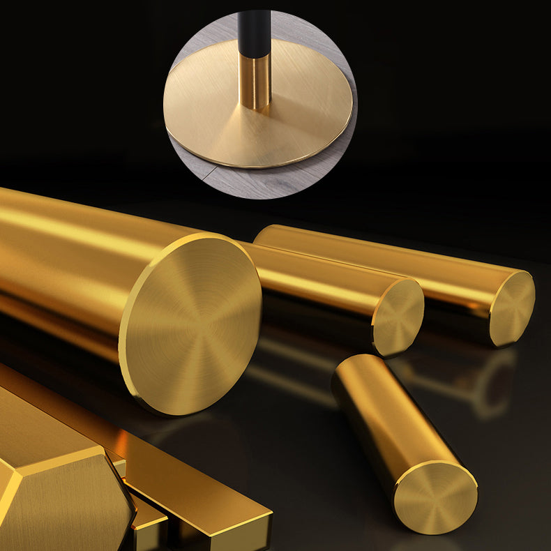 Luxury Style Marble Scratch Resistant Dining Table Single Pedestal Base Round Table for Home Clearhalo ' dining_table' 'Dining Tables & Seating' 'Dining Tables' 'furn' 'furn_dining_table' 'Furniture' 'furniture_dining_table' 'Kitchen & Dining Furniture' 'kitchen&dining_furn' 'kitchen' 'kitchen_dining_table' 3875939