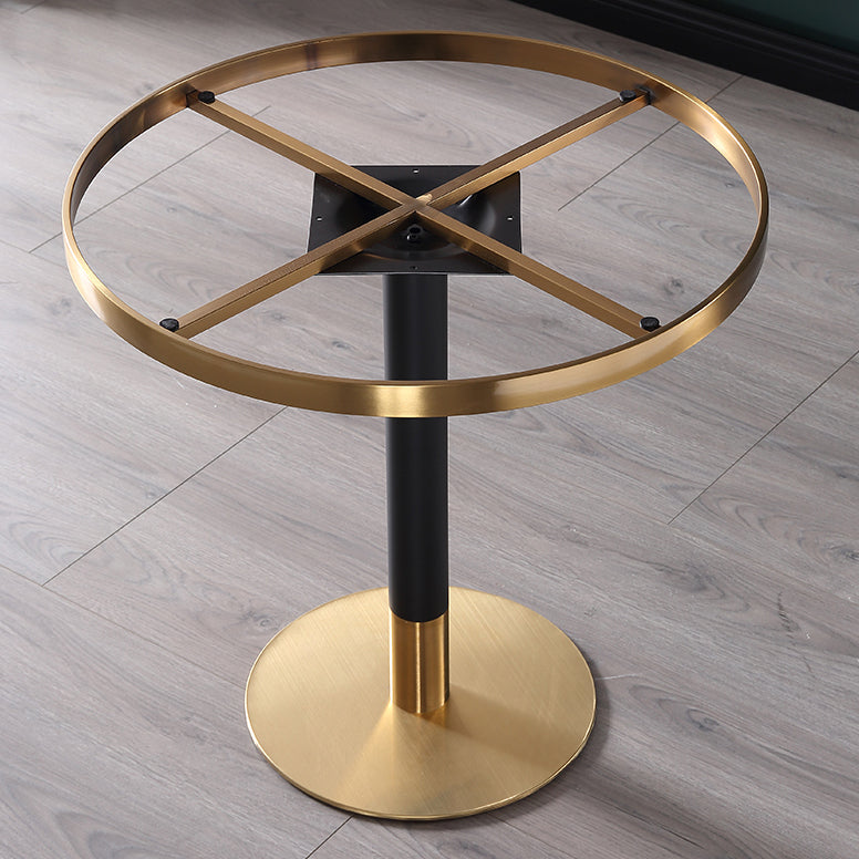 Luxury Style Marble Scratch Resistant Dining Table Single Pedestal Base Round Table for Home Clearhalo ' dining_table' 'Dining Tables & Seating' 'Dining Tables' 'furn' 'furn_dining_table' 'Furniture' 'furniture_dining_table' 'Kitchen & Dining Furniture' 'kitchen&dining_furn' 'kitchen' 'kitchen_dining_table' 3875940
