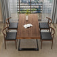 Simple Solid Wood Kitchen Dining Table Brown Rectangle Shape Dining Table with Double Pedestal Base Clearhalo ' dining_table' 'Dining Tables & Seating' 'Dining Tables' 'furn' 'furn_dining_table' 'Furniture' 'furniture_dining_table' 'Kitchen & Dining Furniture' 'kitchen&dining_furn' 'kitchen' 'kitchen_dining_table' 3875963