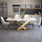 Traditional Luxury Rectangle Dining Site Table Stone Dining Room Dinette Table Clearhalo ' dining_table' 'Dining Tables & Seating' 'Dining Tables' 'furn' 'furn_dining_table' 'Furniture' 'furniture_dining_table' 'Kitchen & Dining Furniture' 'kitchen&dining_furn' 'kitchen' 'kitchen_dining_table' 3875973