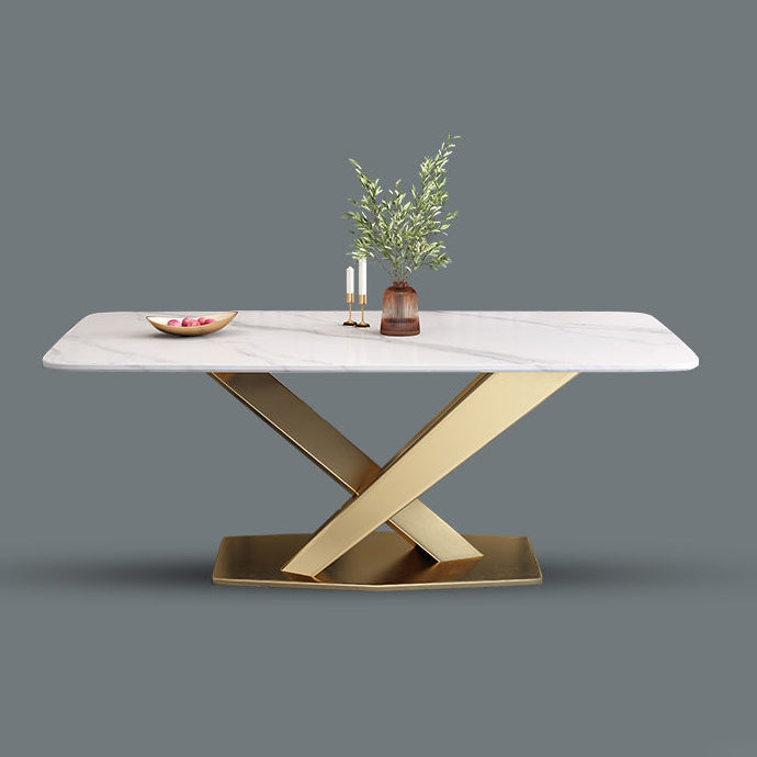 Traditional Luxury Rectangle Dining Site Table Stone Dining Room Dinette Table Clearhalo ' dining_table' 'Dining Tables & Seating' 'Dining Tables' 'furn' 'furn_dining_table' 'Furniture' 'furniture_dining_table' 'Kitchen & Dining Furniture' 'kitchen&dining_furn' 'kitchen' 'kitchen_dining_table' 3875982