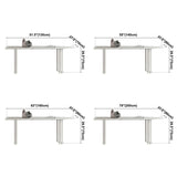 Metal Modern Double Pedestal Dining Table Sintered Stone Top Table for Dining Room and Kitchen Clearhalo ' dining_table' 'Dining Tables & Seating' 'Dining Tables' 'furn' 'furn_dining_table' 'Furniture' 'furniture_dining_table' 'Kitchen & Dining Furniture' 'kitchen&dining_furn' 'kitchen' 'kitchen_dining_table' 3876008