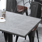 Industrial Sintered Stone Dinner Room Kitchen Table Gray Table with Black Frame for Dining Room Clearhalo ' dining_table' 'Dining Tables & Seating' 'Dining Tables' 'furn' 'furn_dining_table' 'Furniture' 'furniture_dining_table' 'Kitchen & Dining Furniture' 'kitchen&dining_furn' 'kitchen' 'kitchen_dining_table' 3876025