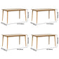Rectangle Cherry Wood Table Contemporary Wooden Table with 4 Legs for Restaurant Clearhalo ' dining_table' 'Dining Tables & Seating' 'Dining Tables' 'furn' 'furn_dining_table' 'Furniture' 'furniture_dining_table' 'Kitchen & Dining Furniture' 'kitchen&dining_furn' 'kitchen' 'kitchen_dining_table' 3876039