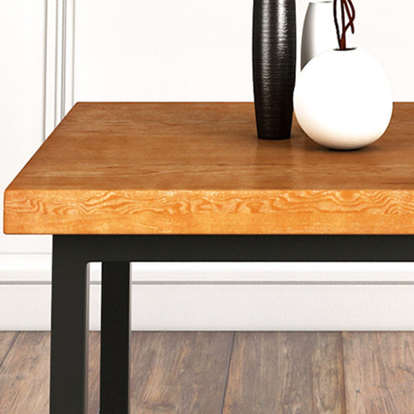 Industrial Dining Site Table Pine Solid Wood Dining Room Dinette Table Clearhalo ' dining_table' 'Dining Tables & Seating' 'Dining Tables' 'furn' 'furn_dining_table' 'Furniture' 'furniture_dining_table' 'Kitchen & Dining Furniture' 'kitchen&dining_furn' 'kitchen' 'kitchen_dining_table' 3876090