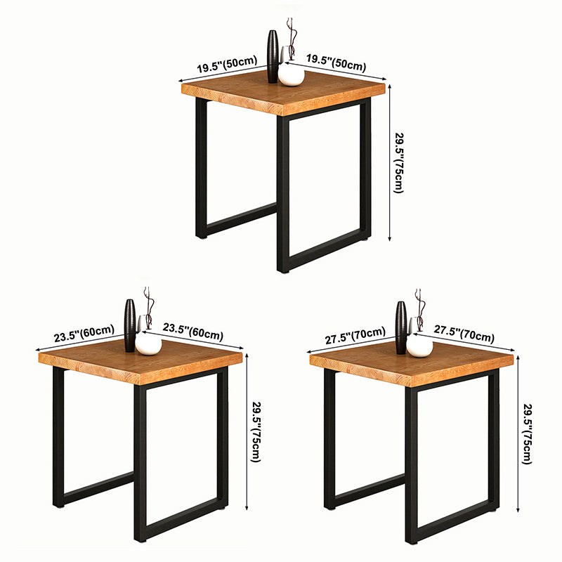 Industrial Dining Site Table Pine Solid Wood Dining Room Dinette Table Clearhalo ' dining_table' 'Dining Tables & Seating' 'Dining Tables' 'furn' 'furn_dining_table' 'Furniture' 'furniture_dining_table' 'Kitchen & Dining Furniture' 'kitchen&dining_furn' 'kitchen' 'kitchen_dining_table' 3876093