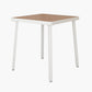 Industrial Solid Wood Dining Table Kitchen Table in Nature with Metal 4 Legs White Without Chairs Clearhalo ' dining_table' 'Dining Tables & Seating' 'Dining Tables' 'furn' 'furn_dining_table' 'Furniture' 'furniture_dining_table' 'Kitchen & Dining Furniture' 'kitchen&dining_furn' 'kitchen' 'kitchen_dining_table' 3876098