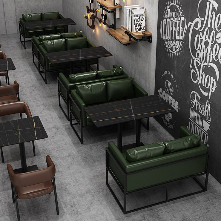 Industrial Sintered Stone Dinner Room Kitchen Table Black Table for Dining Room Clearhalo ' dining_table' 'Dining Tables & Seating' 'Dining Tables' 'furn' 'furn_dining_table' 'Furniture' 'furniture_dining_table' 'Kitchen & Dining Furniture' 'kitchen&dining_furn' 'kitchen' 'kitchen_dining_table' 3876151
