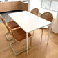 Contemporary Sintered Stone Top Dining Table White Rectangle Shape Dining Table for Kitchen Clearhalo ' dining_table' 'Dining Tables & Seating' 'Dining Tables' 'Furniture' 'furniture_dining_table' 'Kitchen & Dining Furniture' 'kitchen&dining_furn' 'kitchen' 'kitchen_dining_table' 3876172