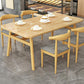 Contemporary Style Home Dining Table Rectangle Shape Dining Table with 4 Legs Base Clearhalo ' dining_table' 'Dining Tables & Seating' 'Dining Tables' 'furn' 'furn_dining_table' 'Furniture' 'furniture_dining_table' 'Kitchen & Dining Furniture' 'kitchen&dining_furn' 'kitchen' 'kitchen_dining_table' 3876190