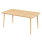 Rectangle Pine Solid Wood Table Modern Dining Table with 4 Legs, in Nature Clearhalo ' dining_table' 'Dining Tables & Seating' 'Dining Tables' 'furn' 'furn_dining_table' 'Furniture' 'furniture_dining_table' 'Kitchen & Dining Furniture' 'kitchen&dining_furn' 'kitchen' 'kitchen_dining_table' 3876219