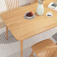 Rectangle Pine Solid Wood Table Modern Dining Table with 4 Legs, in Nature Clearhalo ' dining_table' 'Dining Tables & Seating' 'Dining Tables' 'furn' 'furn_dining_table' 'Furniture' 'furniture_dining_table' 'Kitchen & Dining Furniture' 'kitchen&dining_furn' 'kitchen' 'kitchen_dining_table' 3876221