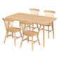 Rectangle Pine Solid Wood Table Modern Dining Table with 4 Legs, in Nature Clearhalo ' dining_table' 'Dining Tables & Seating' 'Dining Tables' 'furn' 'furn_dining_table' 'Furniture' 'furniture_dining_table' 'Kitchen & Dining Furniture' 'kitchen&dining_furn' 'kitchen' 'kitchen_dining_table' 3876222