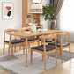 Rectangle Pine Solid Wood Table Modern Dining Table with 4 Legs, in Nature Clearhalo ' dining_table' 'Dining Tables & Seating' 'Dining Tables' 'furn' 'furn_dining_table' 'Furniture' 'furniture_dining_table' 'Kitchen & Dining Furniture' 'kitchen&dining_furn' 'kitchen' 'kitchen_dining_table' 3876226