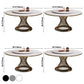 Metal Traditional Luxury Round Indoor Table Sintered Stone Table with Pedestal Clearhalo ' dining_table' 'Dining Tables & Seating' 'Dining Tables' 'furn' 'furn_dining_table' 'Furniture' 'furniture_dining_table' 'Kitchen & Dining Furniture' 'kitchen&dining_furn' 'kitchen' 'kitchen_dining_table' 3876284