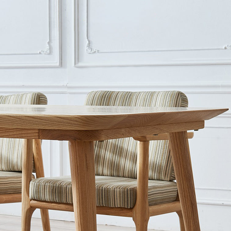 Modern Ash Wood Table Rectangle Dining Table with Wooden 4 Legs for Restaurant Clearhalo ' dining_table' 'Dining Tables & Seating' 'Dining Tables' 'furn' 'furn_dining_table' 'Furniture' 'furniture_dining_table' 'Kitchen & Dining Furniture' 'kitchen&dining_furn' 'kitchen' 'kitchen_dining_table' 3876320