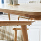 Modern Ash Wood Table Rectangle Dining Table with Wooden 4 Legs for Restaurant Clearhalo ' dining_table' 'Dining Tables & Seating' 'Dining Tables' 'furn' 'furn_dining_table' 'Furniture' 'furniture_dining_table' 'Kitchen & Dining Furniture' 'kitchen&dining_furn' 'kitchen' 'kitchen_dining_table' 3876323