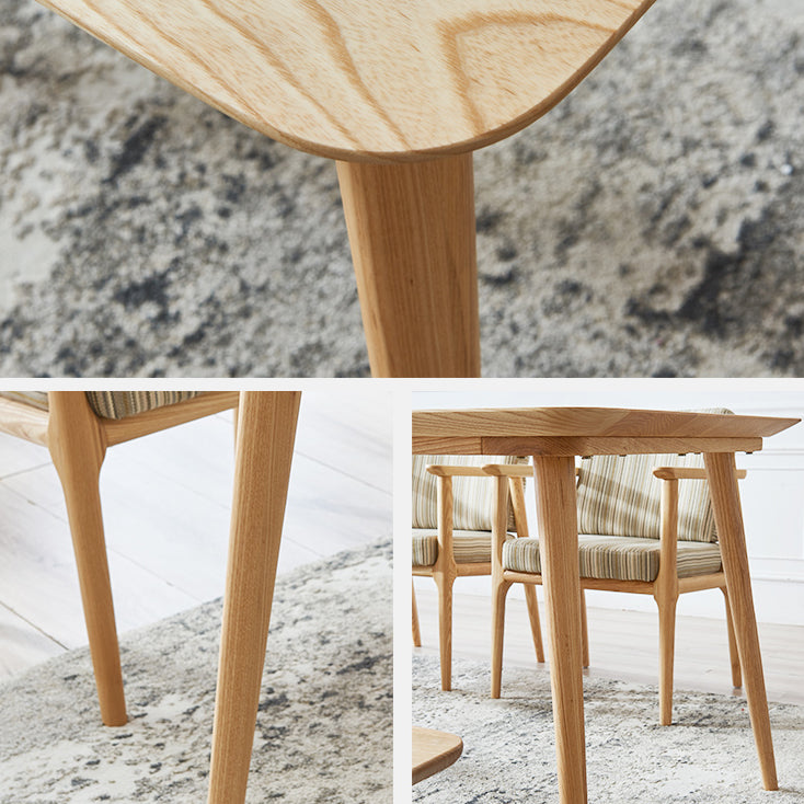 Modern Ash Wood Table Rectangle Dining Table with Wooden 4 Legs for Restaurant Clearhalo ' dining_table' 'Dining Tables & Seating' 'Dining Tables' 'furn' 'furn_dining_table' 'Furniture' 'furniture_dining_table' 'Kitchen & Dining Furniture' 'kitchen&dining_furn' 'kitchen' 'kitchen_dining_table' 3876324