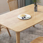 Glam Solid Wood Kitchen Dining Table Rectangle Shape Standard Dining Table with 4 Legs Base Clearhalo ' dining_table' 'Dining Tables & Seating' 'Dining Tables' 'furn' 'furn_dining_table' 'Furniture' 'furniture_dining_table' 'Kitchen & Dining Furniture' 'kitchen&dining_furn' 'kitchen' 'kitchen_dining_table' 3876332