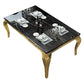 Traditional Luxury Stone Table Rectangle Stainless Steel Dining Table for Home Black Without Chairs Clearhalo ' dining_table' 'Dining Tables & Seating' 'Dining Tables' 'furn' 'furn_dining_table' 'Furniture' 'furniture_dining_table' 'Kitchen & Dining Furniture' 'kitchen&dining_furn' 'kitchen' 'kitchen_dining_table' 3876365