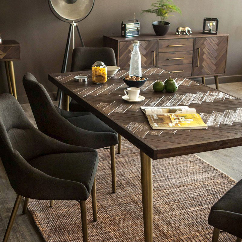 Traditional Luxury Pine Solid Wood Dining Table Rectangle 4 Legs Table for Dining Room Clearhalo ' dining_table' 'Dining Tables & Seating' 'Dining Tables' 'furn' 'furn_dining_table' 'Furniture' 'furniture_dining_table' 'Kitchen & Dining Furniture' 'kitchen&dining_furn' 'kitchen' 'kitchen_dining_table' 3876384