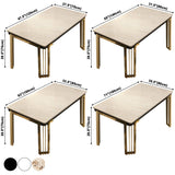 Metal Traditional Luxury Rectangle Indoor Table Sintered Stone Top Table with Legs Clearhalo ' dining_table' 'Dining Tables & Seating' 'Dining Tables' 'furn' 'furn_dining_table' 'Furniture' 'furniture_dining_table' 'Kitchen & Dining Furniture' 'kitchen&dining_furn' 'kitchen' 'kitchen_dining_table' 3876398