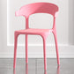 Scandinavian Living Room Plastic Arm Chair Matte Finish Wingback Dining Chair Pink 1 Piece Clearhalo ' kitchen&dining_furn' 'Dining Chairs' 'Dining Tables & Seating' 'dining_chair' 'furn' 'furn_dining_chair' 'Furniture' 'furniture_dining_chair' 'Kitchen & Dining Furniture' 'kitchen' 3876458