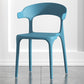 Scandinavian Living Room Plastic Arm Chair Matte Finish Wingback Dining Chair Blue 1 Piece Clearhalo ' kitchen&dining_furn' 'Dining Chairs' 'Dining Tables & Seating' 'dining_chair' 'furn' 'furn_dining_chair' 'Furniture' 'furniture_dining_chair' 'Kitchen & Dining Furniture' 'kitchen' 3876461