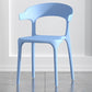 Scandinavian Living Room Plastic Arm Chair Matte Finish Wingback Dining Chair Sky Blue 1 Piece Clearhalo ' kitchen&dining_furn' 'Dining Chairs' 'Dining Tables & Seating' 'dining_chair' 'furn' 'furn_dining_chair' 'Furniture' 'furniture_dining_chair' 'Kitchen & Dining Furniture' 'kitchen' 3876464