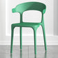 Scandinavian Living Room Plastic Arm Chair Matte Finish Wingback Dining Chair Green 1 Piece Clearhalo ' kitchen&dining_furn' 'Dining Chairs' 'Dining Tables & Seating' 'dining_chair' 'furn' 'furn_dining_chair' 'Furniture' 'furniture_dining_chair' 'Kitchen & Dining Furniture' 'kitchen' 3876467