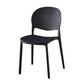 Contemporary Plastic Dining Side Chair Matte Finish Open Back Dining Side Chair Clearhalo ' kitchen&dining_furn' 'Dining Chairs' 'Dining Tables & Seating' 'dining_chair' 'furn' 'furn_dining_chair' 'Furniture' 'furniture_dining_chair' 'Kitchen & Dining Furniture' 'kitchen' 3876488
