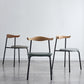 Contemporary Metal Dining Armless Chairs Open Back Dining Side Chair for Restaurant Clearhalo ' kitchen&dining_furn' 'Dining Chairs' 'Dining Tables & Seating' 'dining_chair' 'furn' 'furn_dining_chair' 'Furniture' 'furniture_dining_chair' 'Kitchen & Dining Furniture' 'kitchen' 3885183