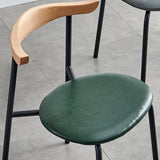 Contemporary Metal Dining Armless Chairs Open Back Dining Side Chair for Restaurant Clearhalo ' kitchen&dining_furn' 'Dining Chairs' 'Dining Tables & Seating' 'dining_chair' 'furn' 'furn_dining_chair' 'Furniture' 'furniture_dining_chair' 'Kitchen & Dining Furniture' 'kitchen' 3885200