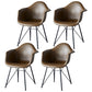 Contemporary Metal Dining Chairs Upholstered Linen Fabric Dining Chair for Restaurant Coffee Set of 4 Clearhalo ' kitchen&dining_furn' 'Dining Chairs' 'Dining Tables & Seating' 'dining_chair' 'Furniture' 'furniture_dining_chair' 'Kitchen & Dining Furniture' 'kitchen' 3885247