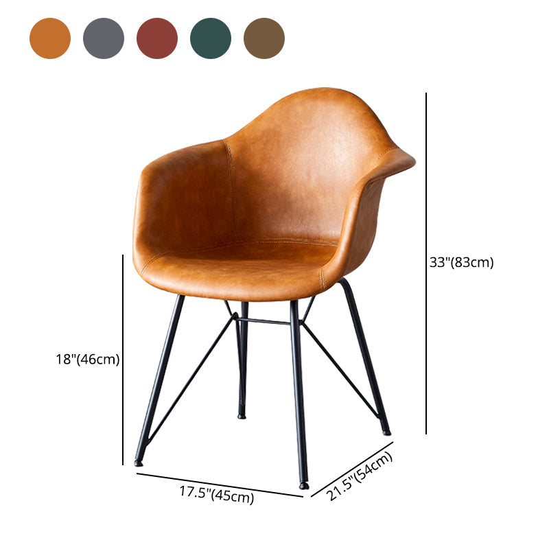 Contemporary Metal Dining Chairs Upholstered Linen Fabric Dining Chair for Restaurant Clearhalo ' kitchen&dining_furn' 'Dining Chairs' 'Dining Tables & Seating' 'dining_chair' 'Furniture' 'furniture_dining_chair' 'Kitchen & Dining Furniture' 'kitchen' 3885248