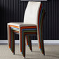 Solid Back Dining Armless Chairs Stackable Dining Side Chairs with Metal Legs Clearhalo ' kitchen&dining_furn' 'Dining Chairs' 'Dining Tables & Seating' 'dining_chair' 'furn' 'furn_dining_chair' 'Furniture' 'furniture_dining_chair' 'Kitchen & Dining Furniture' 'kitchen' 3885254