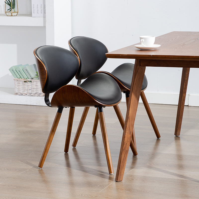 Modern Style Dining Side Chair Armless Single Chair for Kitchen with Wooden Legs Clearhalo ' kitchen&dining_furn' 'Dining Chairs' 'Dining Tables & Seating' 'dining_chair' 'furn' 'furn_dining_chair' 'Furniture' 'furniture_dining_chair' 'Kitchen & Dining Furniture' 'kitchen' 3885308