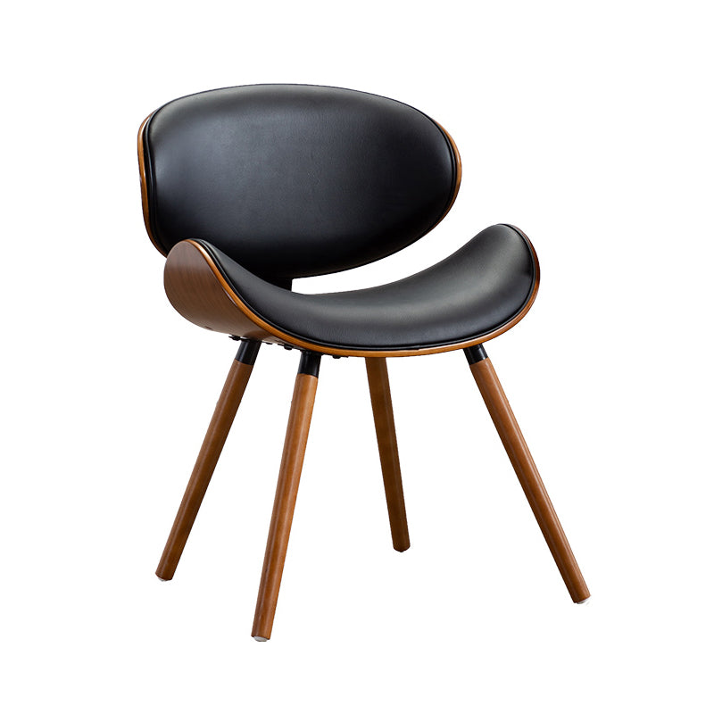 Modern Style Dining Side Chair Armless Single Chair for Kitchen with Wooden Legs Clearhalo ' kitchen&dining_furn' 'Dining Chairs' 'Dining Tables & Seating' 'dining_chair' 'furn' 'furn_dining_chair' 'Furniture' 'furniture_dining_chair' 'Kitchen & Dining Furniture' 'kitchen' 3885310