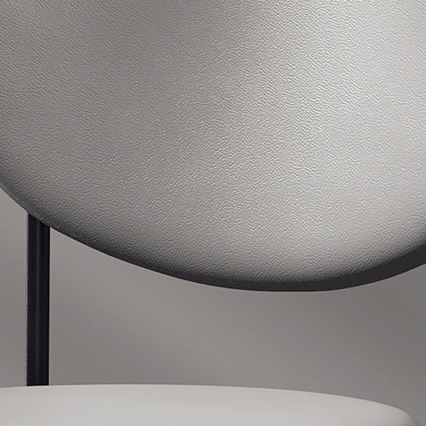 Home Scandinavian Side Chair Upholstered Metal Open Back Dining Room Chair Clearhalo ' kitchen&dining_furn' 'Dining Chairs' 'Dining Tables & Seating' 'dining_chair' 'furn' 'furn_dining_chair' 'Furniture' 'furniture_dining_chair' 'Kitchen & Dining Furniture' 'kitchen' 3885330