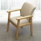 Home Scandinavian Arm Chair Wood Upholstered Solid Back Dining Room Chair Clearhalo ' kitchen&dining_furn' 'Dining Chairs' 'Dining Tables & Seating' 'dining_chair' 'furn' 'furn_dining_chair' 'Furniture' 'furniture_dining_chair' 'Kitchen & Dining Furniture' 'kitchen' 3885502
