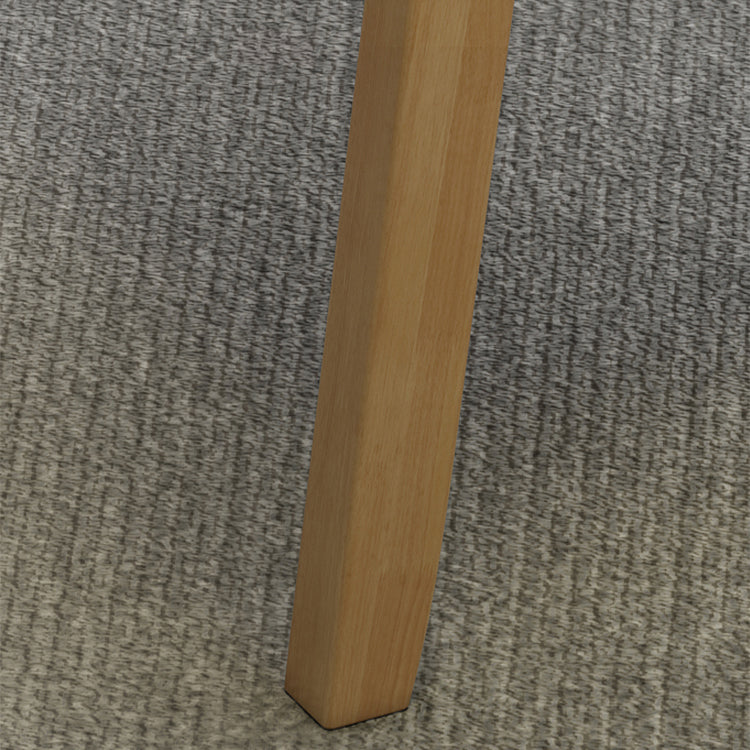 Home Scandinavian Arm Chair Wood Upholstered Solid Back Dining Room Chair Clearhalo ' kitchen&dining_furn' 'Dining Chairs' 'Dining Tables & Seating' 'dining_chair' 'furn' 'furn_dining_chair' 'Furniture' 'furniture_dining_chair' 'Kitchen & Dining Furniture' 'kitchen' 3885510