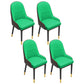 Scandinavian Home Side Chair Metal Upholstered Solid Back Dining Room Chair Green 4 Piece Set Brass Gold Clearhalo ' kitchen&dining_furn' 'Dining Chairs' 'Dining Tables & Seating' 'dining_chair' 'furn' 'furn_dining_chair' 'Furniture' 'furniture_dining_chair' 'Kitchen & Dining Furniture' 'kitchen' 3885597