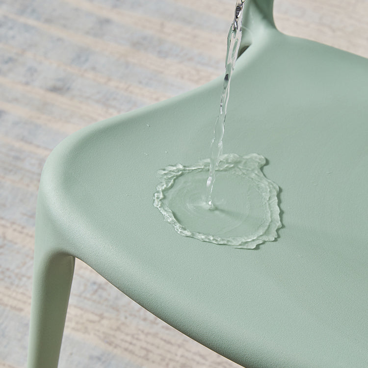 Modern Style Plastic Dining Chair Stackable Armless Dining Side Chair for Kitchen Clearhalo ' kitchen&dining_furn' 'Dining Chairs' 'Dining Tables & Seating' 'dining_chair' 'furn' 'furn_dining_chair' 'Furniture' 'furniture_dining_chair' 'Kitchen & Dining Furniture' 'kitchen' 3885646
