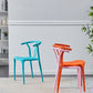 Modern Style Plastic Dining Chair Stackable Armless Dining Side Chair for Kitchen Clearhalo ' kitchen&dining_furn' 'Dining Chairs' 'Dining Tables & Seating' 'dining_chair' 'furn' 'furn_dining_chair' 'Furniture' 'furniture_dining_chair' 'Kitchen & Dining Furniture' 'kitchen' 3885651
