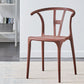 Modern Style Plastic Dining Chair Stackable Armless Dining Side Chair for Kitchen Brown 1 Piece Clearhalo ' kitchen&dining_furn' 'Dining Chairs' 'Dining Tables & Seating' 'dining_chair' 'furn' 'furn_dining_chair' 'Furniture' 'furniture_dining_chair' 'Kitchen & Dining Furniture' 'kitchen' 3885661