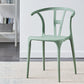 Modern Style Plastic Dining Chair Stackable Armless Dining Side Chair for Kitchen Light Green 1 Piece Clearhalo ' kitchen&dining_furn' 'Dining Chairs' 'Dining Tables & Seating' 'dining_chair' 'furn' 'furn_dining_chair' 'Furniture' 'furniture_dining_chair' 'Kitchen & Dining Furniture' 'kitchen' 3885664