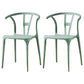 Modern Style Plastic Dining Chair Stackable Armless Dining Side Chair for Kitchen Light Green 2 Piece Set Clearhalo ' kitchen&dining_furn' 'Dining Chairs' 'Dining Tables & Seating' 'dining_chair' 'furn' 'furn_dining_chair' 'Furniture' 'furniture_dining_chair' 'Kitchen & Dining Furniture' 'kitchen' 3885665